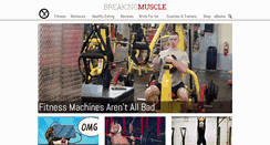 Desktop Screenshot of breakingmuscle.com